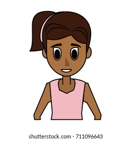 young woman icon image 