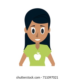 young woman icon image 