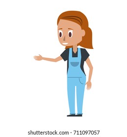 young woman icon image 