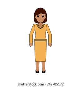young woman icon image 