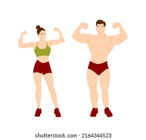 Muscle Icon - Download in Flat Style