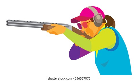 Skeet Shooting Images Stock Photos Vectors Shutterstock