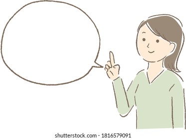 Young woman pose vector illustration