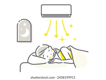 a young woman sleeping calm