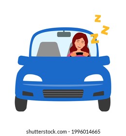 60 Sleep While Driving Stock Vectors, Images & Vector Art | Shutterstock