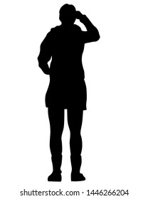 Young woman with smartphone on a white background