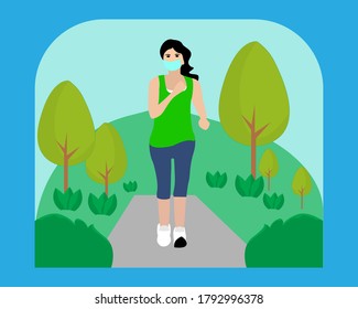 10,675 Walking exercise cartoon Images, Stock Photos & Vectors ...