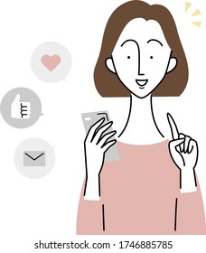 a young woman who enjoys social media