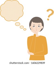 young woman who has doubts