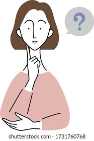 a young woman who wonders
