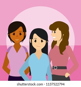Young womens friends