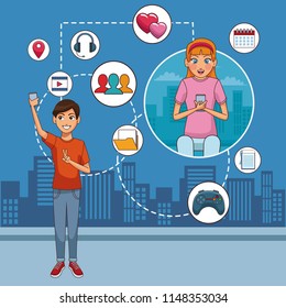 Youngs and smartphone
