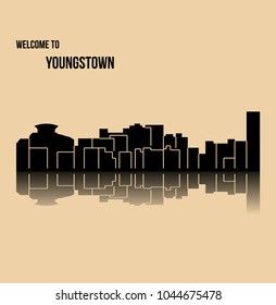 Youngstown, Ohio ( city silhouette )