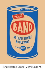 Your Band Gig Poster Flyer Template