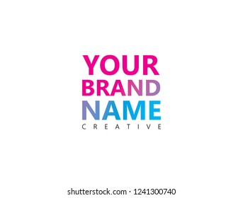 Your Brand Name Logo Design.