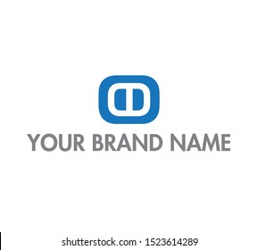 Your Brand Name Logo Design. Flat Branding. Modern