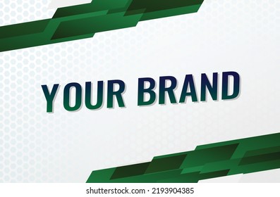 Your brand word concept vector illustration lines modern futuristic 3d style for landing page template ui web mobile app poster banner flyer background gift card coupon label wallpaper