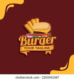 your burger logo can change the name as you want