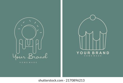 your cake business logo. simple and make them hungry