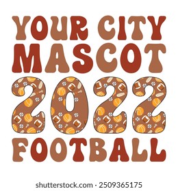 
your city mascot 2022 football Sublimation Design Lover