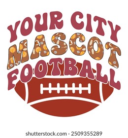 your city mascot football Sublimation Design Lover
