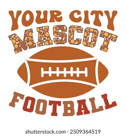 your city mascot football Sublimation Design Lover