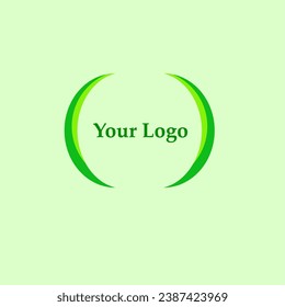 Your company logo has a theme of natural beauty, ecology and aesthetics. Your Logo Aesthetic Green Leaf