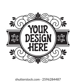 Your Design Here awesome typography t-shirt design