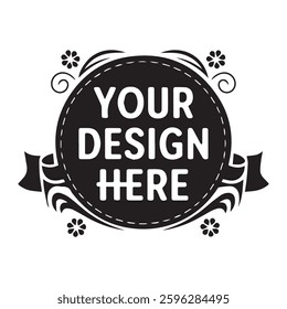 Your Design Here awesome typography t-shirt design