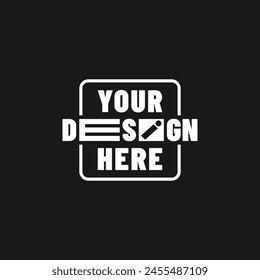 Your Design Here T-shirt Design Vector Template