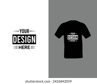 Your design here typography t-shirt design.