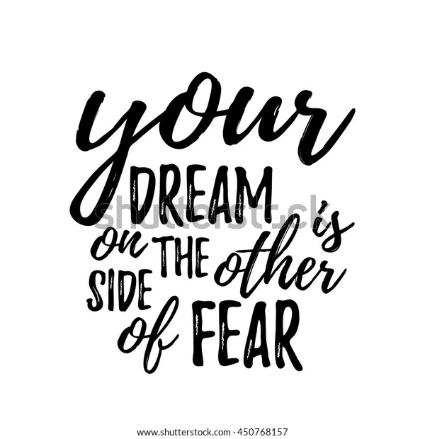 Download Your Dream On Other Side Fear Stock Vector (Royalty Free ...