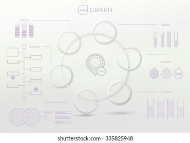 Your Eps10 Vector Graphics for Info Pamphlet Template Layout Back
