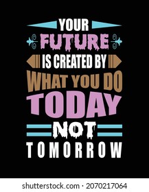 73 Your Future Is Created By What You Do Today Images, Stock Photos ...