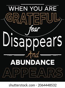Your Are Greatful T-Shirt Design Template