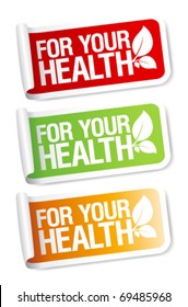 For Your Health, Vital Stickers Set.