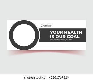 your helth is our goul banner design