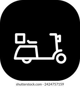 Icono de servicios de entrega de su casa con estilo de contorno de línea rellena negra. casa, hogar, propiedad, propiedad, inmueble, edificio, negocio. Ilustración vectorial