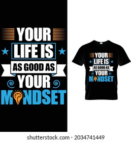 YOUR LIFE IS AS GOOD AS YOUR MINDST