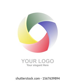 Your Logo Based Circle Yellow Green Stock Vector (Royalty Free ...