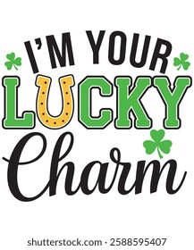 I’m Your Lucky Charm St. Patrick’s Day T-Shirt Design 