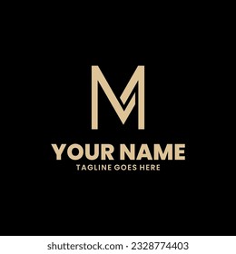 your name logo design monogram n and m