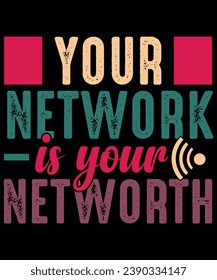 Your network is your networth - vector