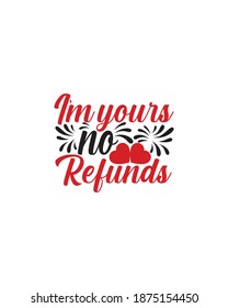 No te devuelves los reembolsos. Diseño de afiches de tipografía dibujada a mano. Vector Premium.