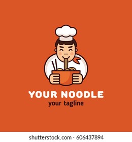 Your noodle. Logo template.
