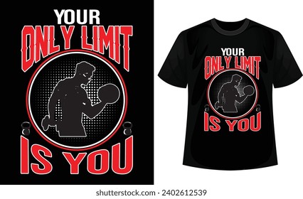 Your only limit is you t-shirt design. T-shirt design vector illustrator.