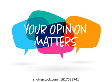 Your Opinion Matters On Brick Wall