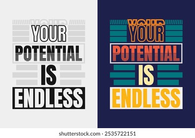 Your Potential is Endless: Inspirational Stroke Vector for Limitless Possibilities
