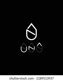 Your simple name logo of UNA