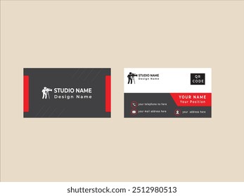 Your studio visiting card design is here